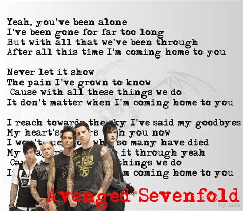 fiction lyrics avenged|More.